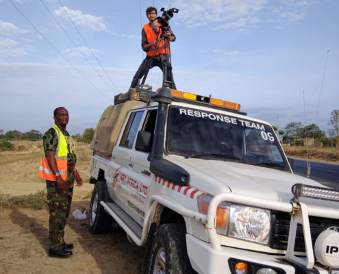 Tournage Bollore Logistics Kenya 5mars